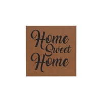 10"x10" Leatherette Wall Decor