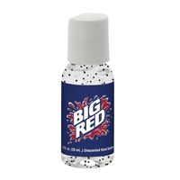 1 oz. hand sanitizer with moisture beads in a round bottle.... from ASI 88060...