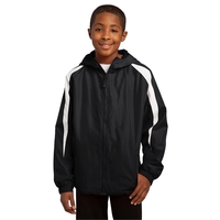 Sport-Tek Youth Fleece-Lined Colorblock Jacket.... from ASI 84863 SanMar