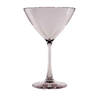 9 oz. Martini Glass made from crystal clear Tritan material, looking... from...