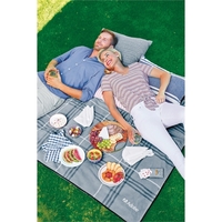 Tuscany Backpack Picnic Blanket that folds into an attached 22" H... from ASI...