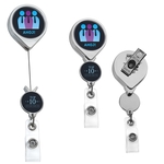 Chrome Double Up Round Badge Reel