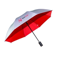 Folding umbrella with a 42" arc, auto open and UV silver... from ASI 76730...