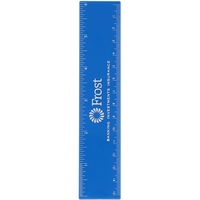 6" x 1.25" plastic ruler with standard and metric markings.... from ASI 59683...