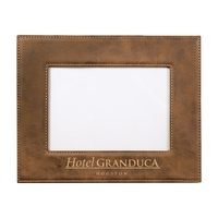 Laser Engraved Leatherette Picture Frame
