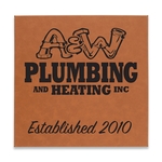 Laser Engraved Leatherette Wall Decor & Plaque