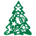 5.5" Christmas Tree Stencil