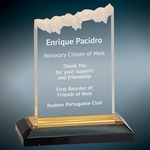 Gold Frosted Impress Acrylic