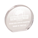 Clear Round Acrylic Award