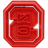 3" x 4" custom-shaped plastic cookie cutters. Dishwasher safe and FDA... from...