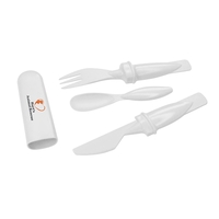 On the go fork, knife and spoon set that easily fits... from ASI 91411 Toddy...