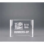 Clear Acrylic Crescent