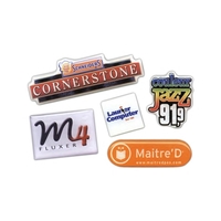 Domed Decal Clear Polyester Full Color Imprint