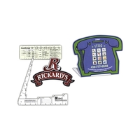 Custom Shaped Plastic Items made with .060 white matte styrene.... from ASI...