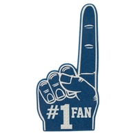 18" Classic #1 Foam Finger.... from ASI 77280 Pepco Poms / Pepco Poms