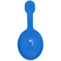 4.25" x 1.8625" plastic measuring spoon with 15ml (one tablespoon) cup.......