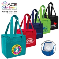 Compact small hot/cold cooler tote with foil lining to keep food... from ASI...