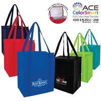 Large size hot/cold cooler tote with foil lining to keep food... from ASI...