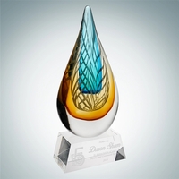 Inspired by the Sommerso Glass Artisans of Italy, this award creates... from...