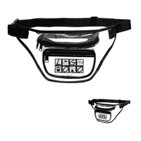 Transparent 3-Zipper Fanny Pack