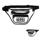 Transparent 3-Zipper Fanny Pack