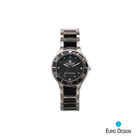 Fashion forward ceramic and stainless steel watch... from ASI 84592 St Regis...