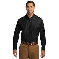 Port Authority Tall Long Sleeve Carefree Poplin Shirt.... from ASI 84863 SanMar