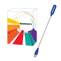 USB flexi-light with custom box for lighting up small spaces.... from ASI...