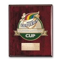 Etch/Colorfill Plaq - Rosewood