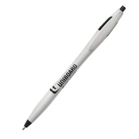 The Verda click-action plastic ballpoint pen is sleek and comfortably...