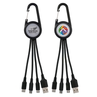 LIGHT UP 3-IN-1 CARABINER CHARGING CABLE... from ASI 30208 A P Specialties /...