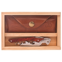 Castello™ Waiter's Corkscrew Set - Mahogany Handle