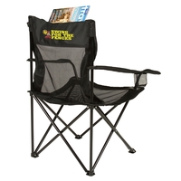 Coleman Mesh Quad Chair - Black