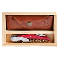 Laguiole Millesime® Corkscrew Set - Red Marble Handle