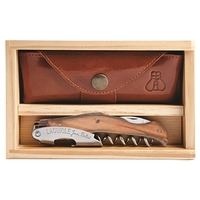 Laguiole Millesime® Corkscrew Set - Olive Wood Handle