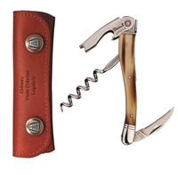 Chateau Laguiole® Waiter's Corkscrew - Brown Horn Handle