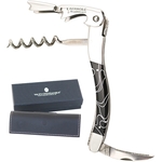 Laguiole Tradition® Corkscrew - Black Lines Plexi Handle