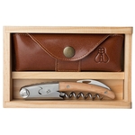 Clos Laguiole Waiter's Corkscrew Set, Olivewood Handle