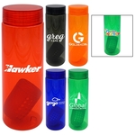 CLEAR VIEW 24 OZ. COLORFUL BOTTLE WITH FLOATING INFUSER