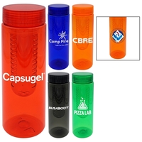 CLEAR VIEW 24 OZ. COLORFUL BOTTLE WITH INFUSER