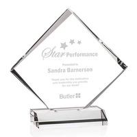 Aveton Award - Starfire/Black 10 1/2" Wide... from ASI 84592 St Regis Group /...