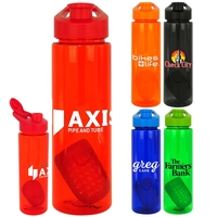 EASY POUR 24 OZ. COLORFUL BOTTLE WITH FLOATING INFUSER... from ASI 30208 A P...