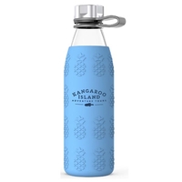 Beleza 20oz. Glass Bottle With Pineapple Silicone Sleeve