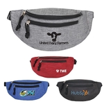 Delta 2 - Heather Waist Bag With Hidden Zipper Pocket