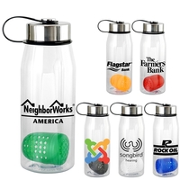 Metal Lanyard Lid 32 oz. Bottle with Floating Infuser... from ASI 30208 A P...