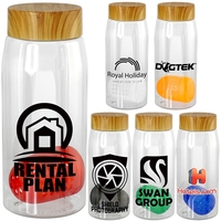 Bamboo Pattern 25 oz. Recycled Bottle with Floating Infuser... from ASI 30208...