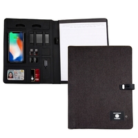 Powerbank Padfolio with wireless charging or cable charging.... from ASI...
