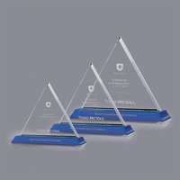 Starfire triangle shape award on a blue Bartlett base.... from ASI 84592 St...