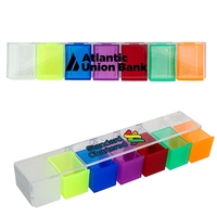 COLORFUL BLOCK PILL CASE... from ASI 30208 A P Specialties / AP Specialties