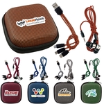 TEXTURED CHARGING CABLE EAR BUD KIT